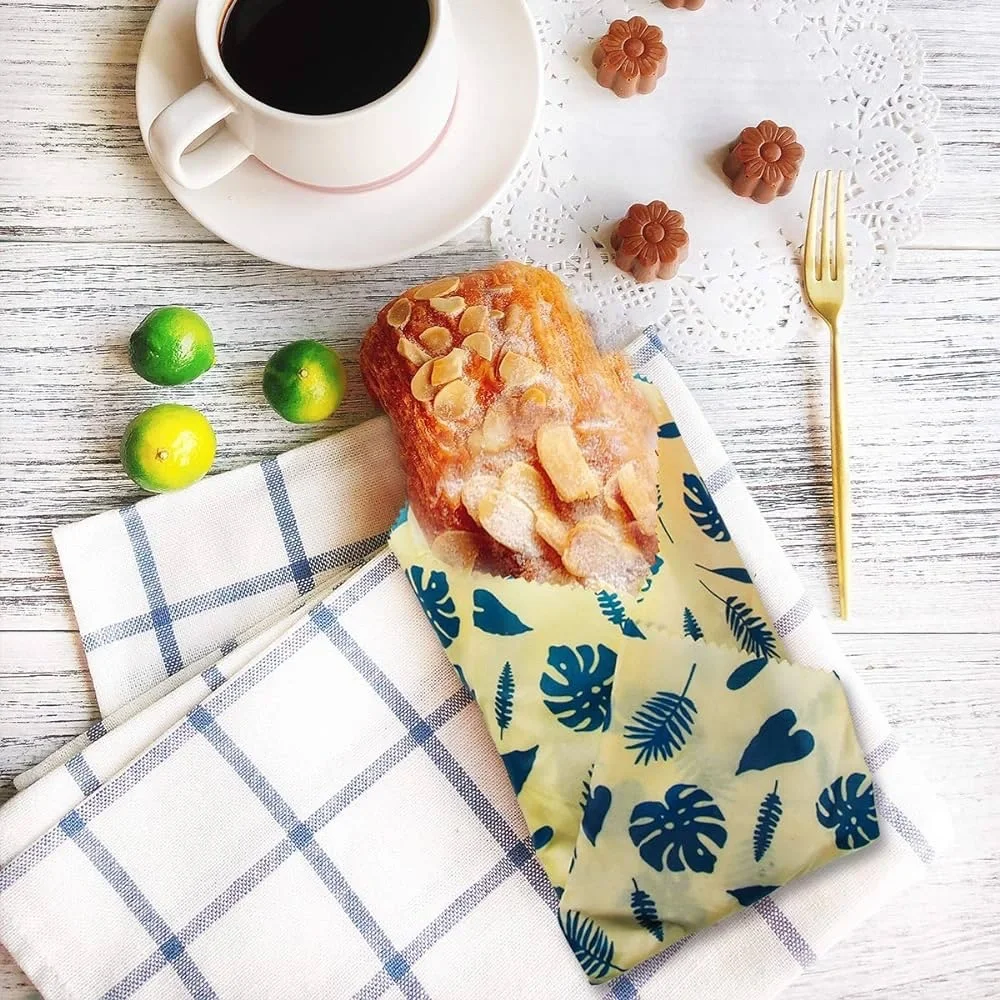 3 * BURER Food Wrap Assorted 4 Pack,Beeswax Food Wrap,Beeswax Wrap New